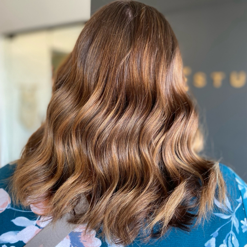 Half head balayage 