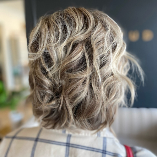 Half head balayage 