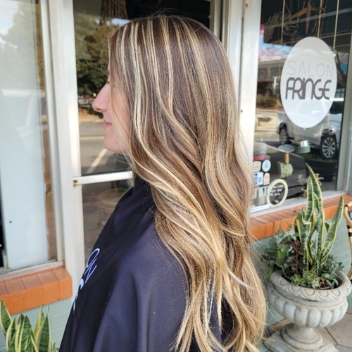 Foiliage on virgin hair