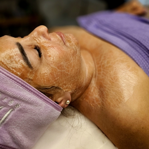 Mascarilla reafirmante de péptidos 