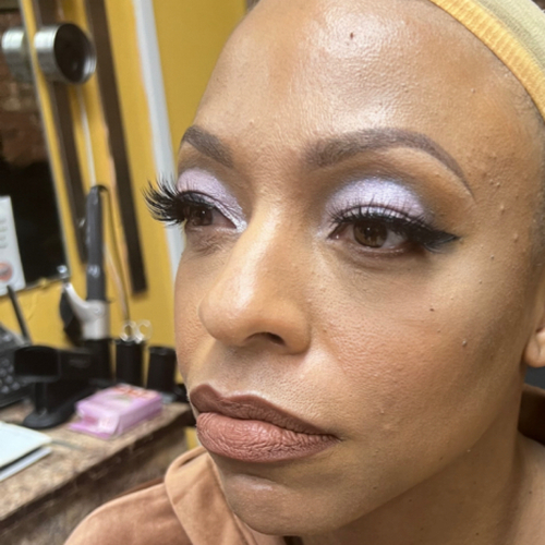 Soft glam and cut crease