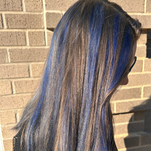 Blue streaks