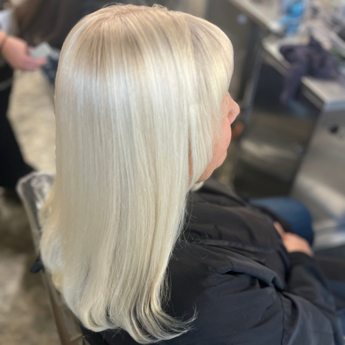 Platinum root retouch