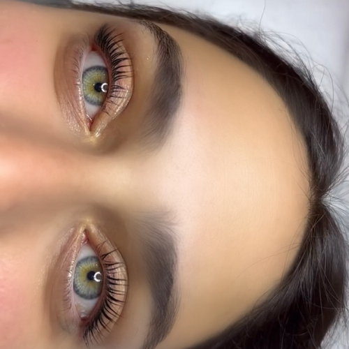 Lash lift and tint
