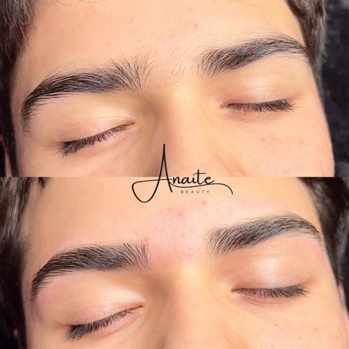Male brow wax
