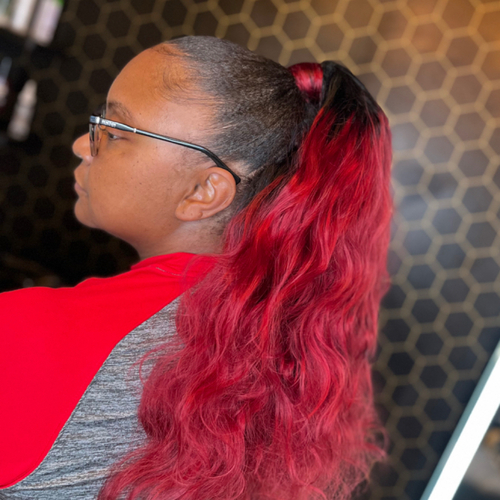 1/2 up 1/2 down Sew-in