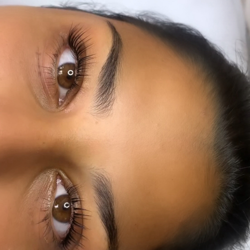 Lash lift and tint