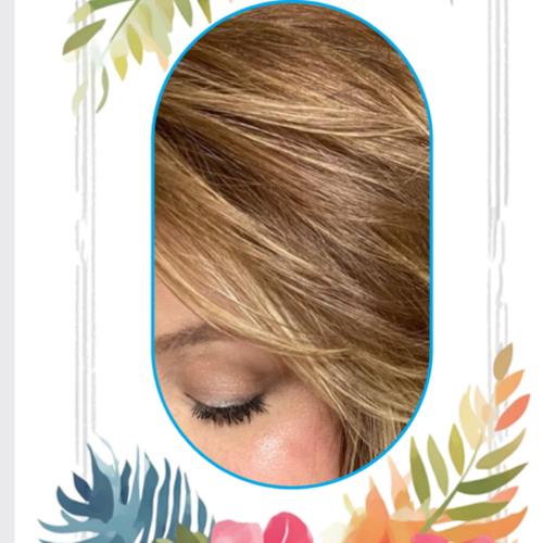 Color: Warm blonde with auburn light brown 