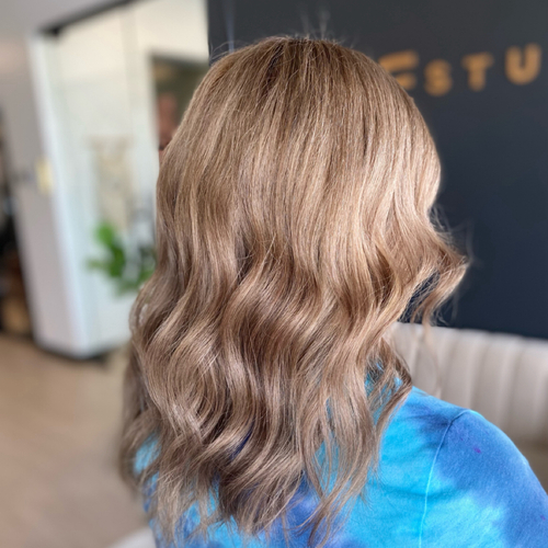 Full head balayage “bronde”