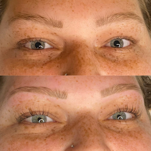 Lash lift & tint and brow wax🤍