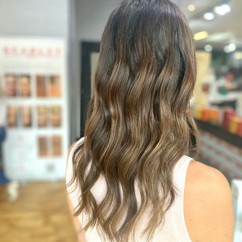 1 row of Bellami handtied extensions 