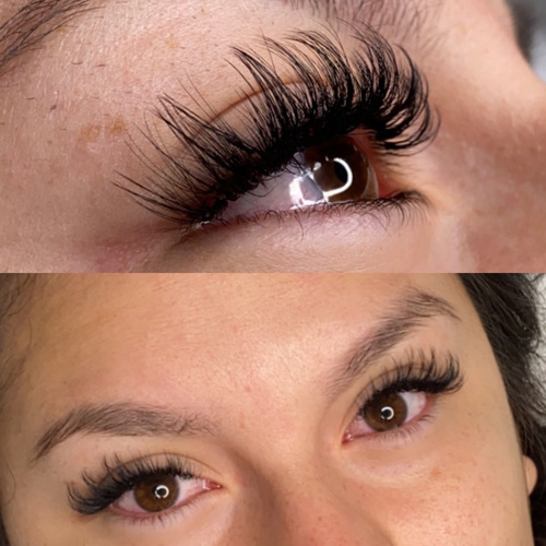 Wispy( strip lash) set