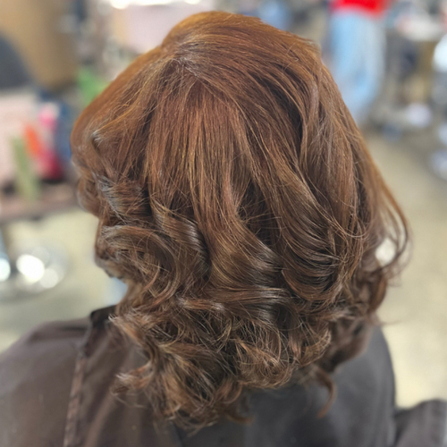 All-Over custom color | Haircut | Curls