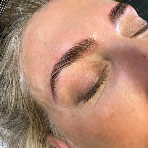 Brow lamination/brow tint 