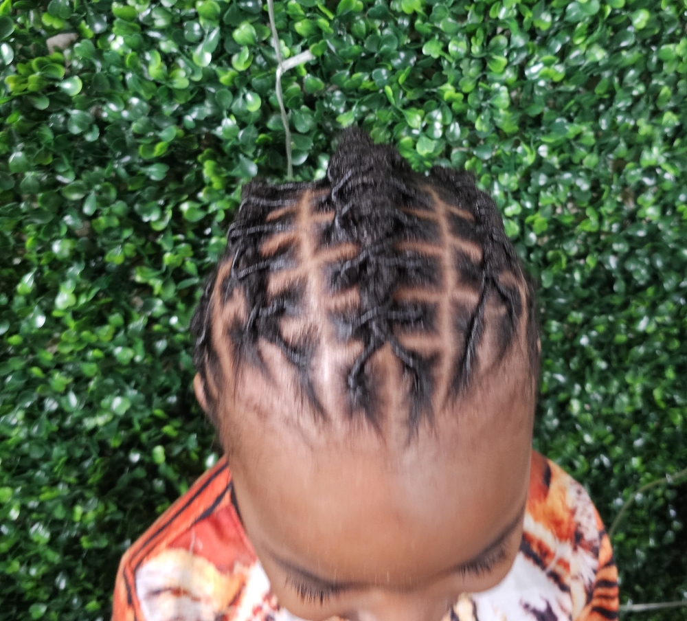 ⭐Kids 15 & under wash/retwist/style
