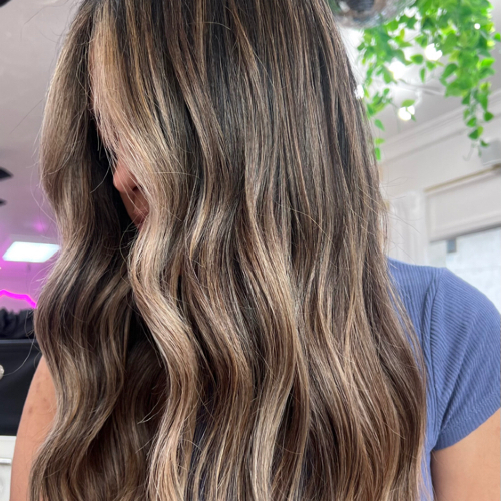 PARTIAL CUSTOM FOIL at hairbytay in Huntington Beach, CA
