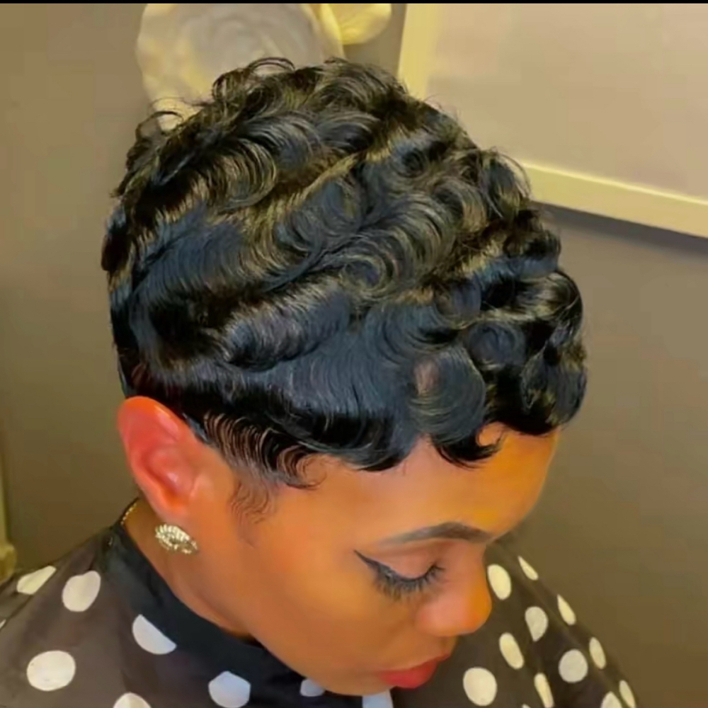 Retouch, Cut, Straighten No Curls at Luxe Beauty NC in Charlotte, NC