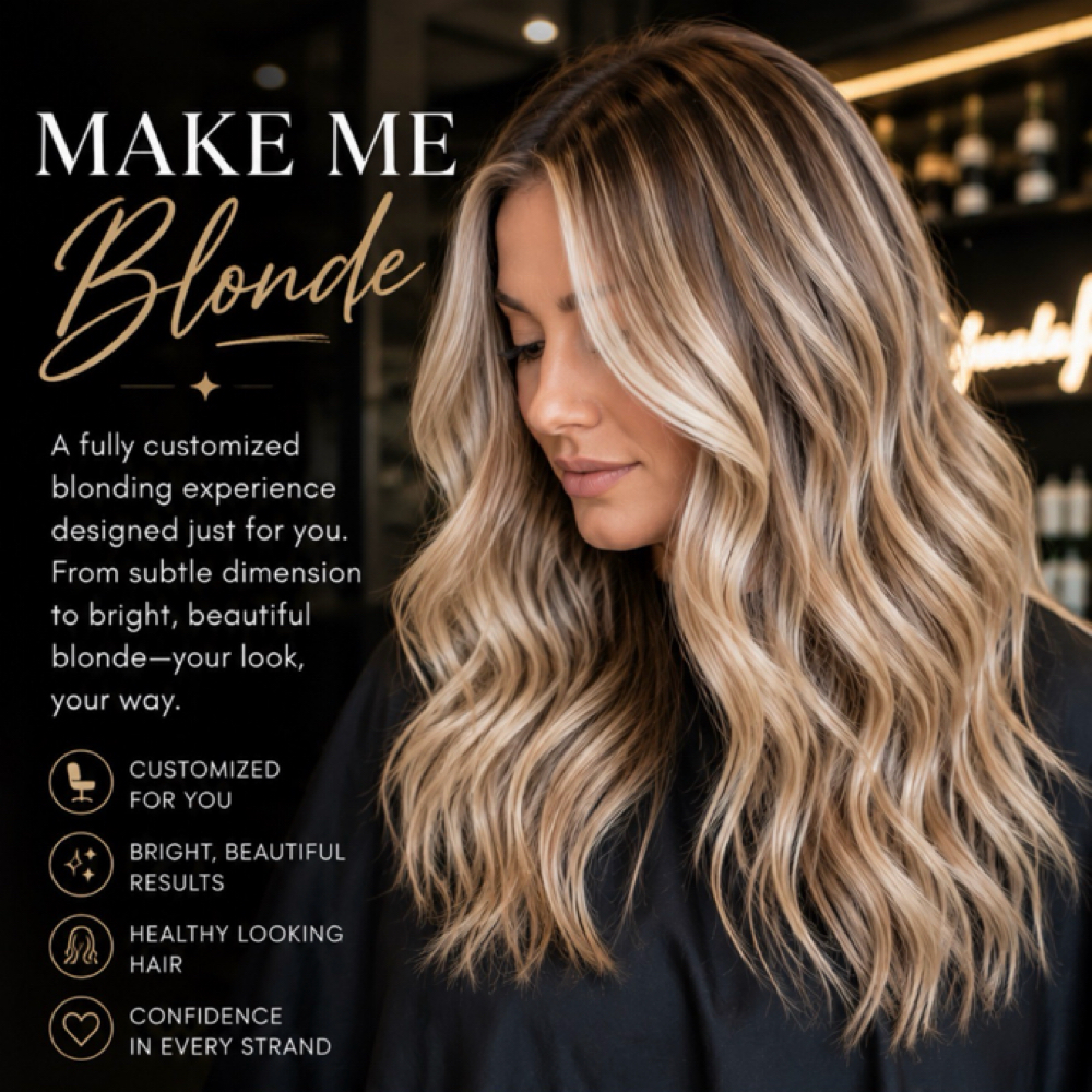 Make Me Blonde / Blonde Card at Pure Glam Hair Studio in Moorpark, CA