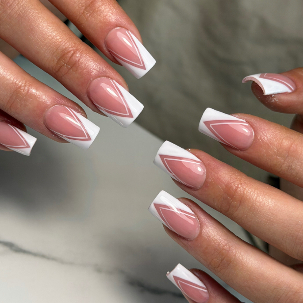 Medium Acrylic Fill at Glam Nails Studio in Sioux falls, SD