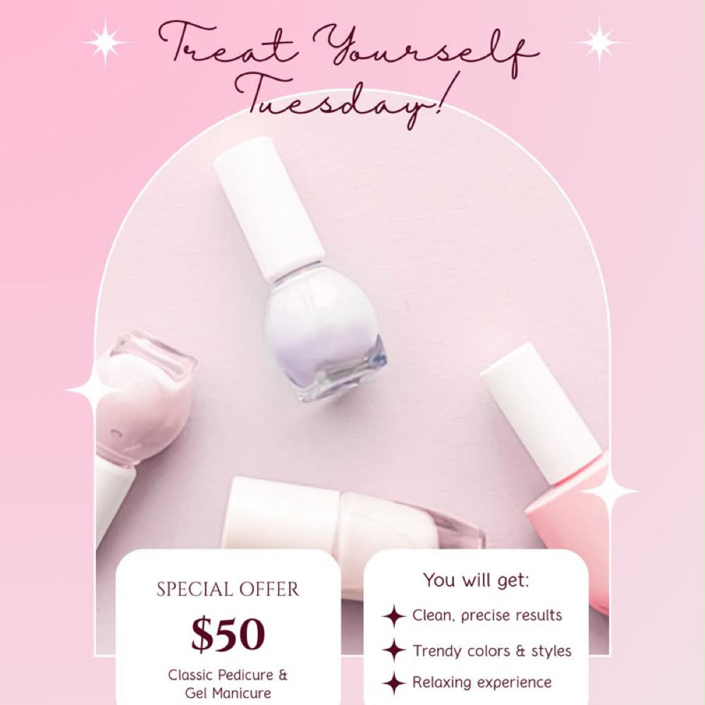 Treat Yourself Tuesday at A Touch Of Ash Hair Studio in Saxton, PA
