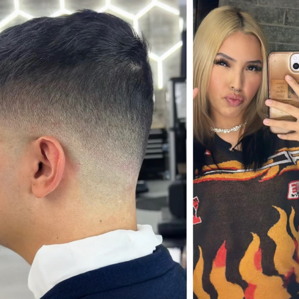 Mens Haircut By Janiysah at Locals Lounge Barbershop in Tucson, AZ