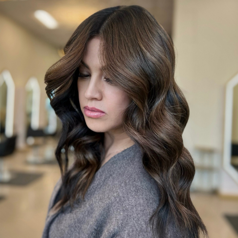 ROOT TOUCH UP  GREY COVERAGE at Ferchi Valentin in Firestone, CO
