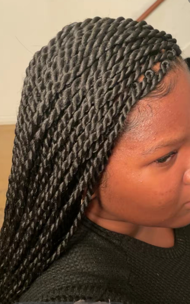 Long Silk Twist at Hair.m3.0ut in Moncks Corner, SC