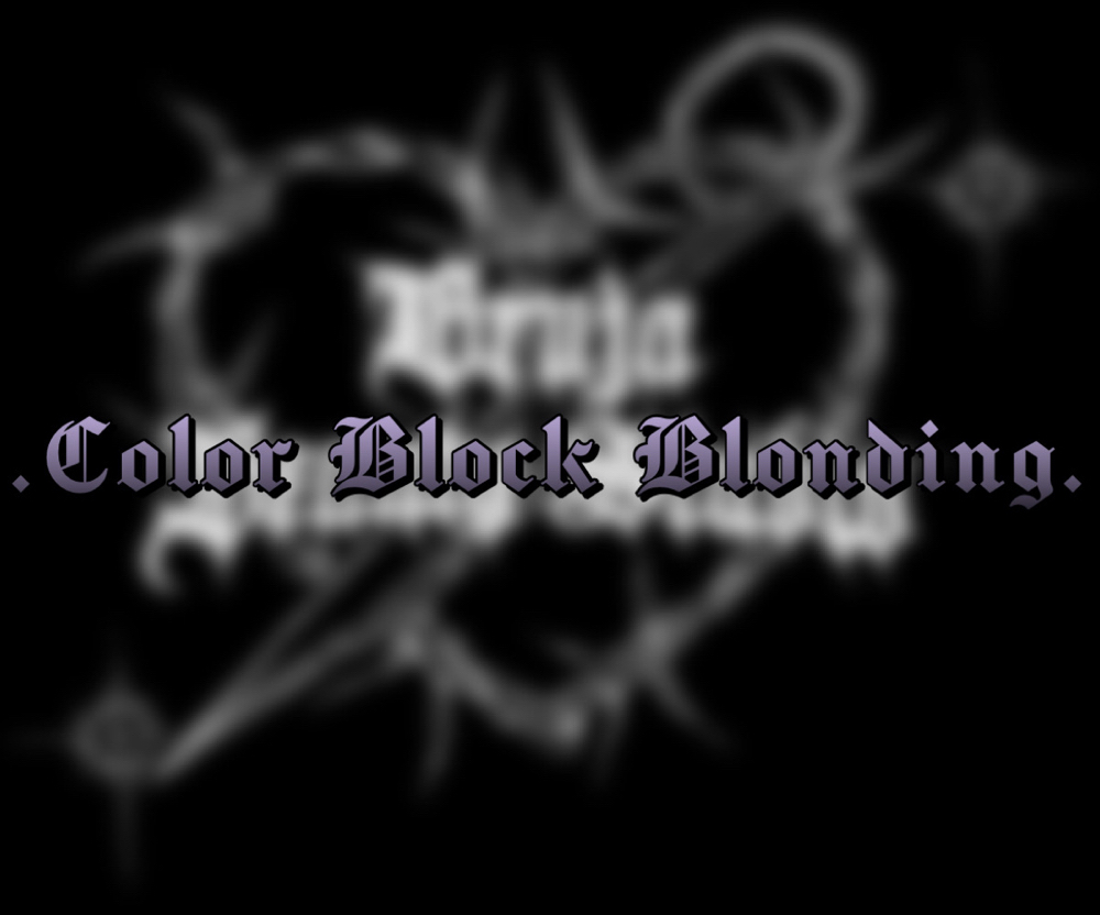 Color Block Blonding