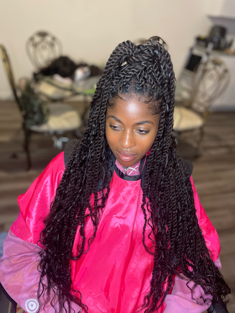 Island Twist Waist Length