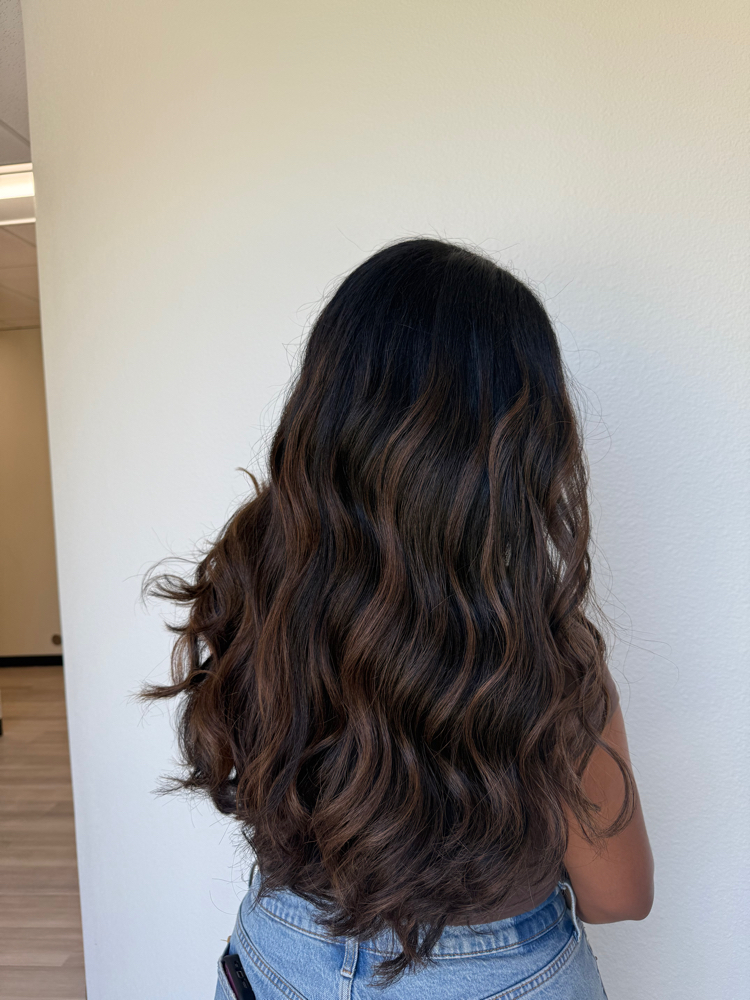 Partial custom blonding