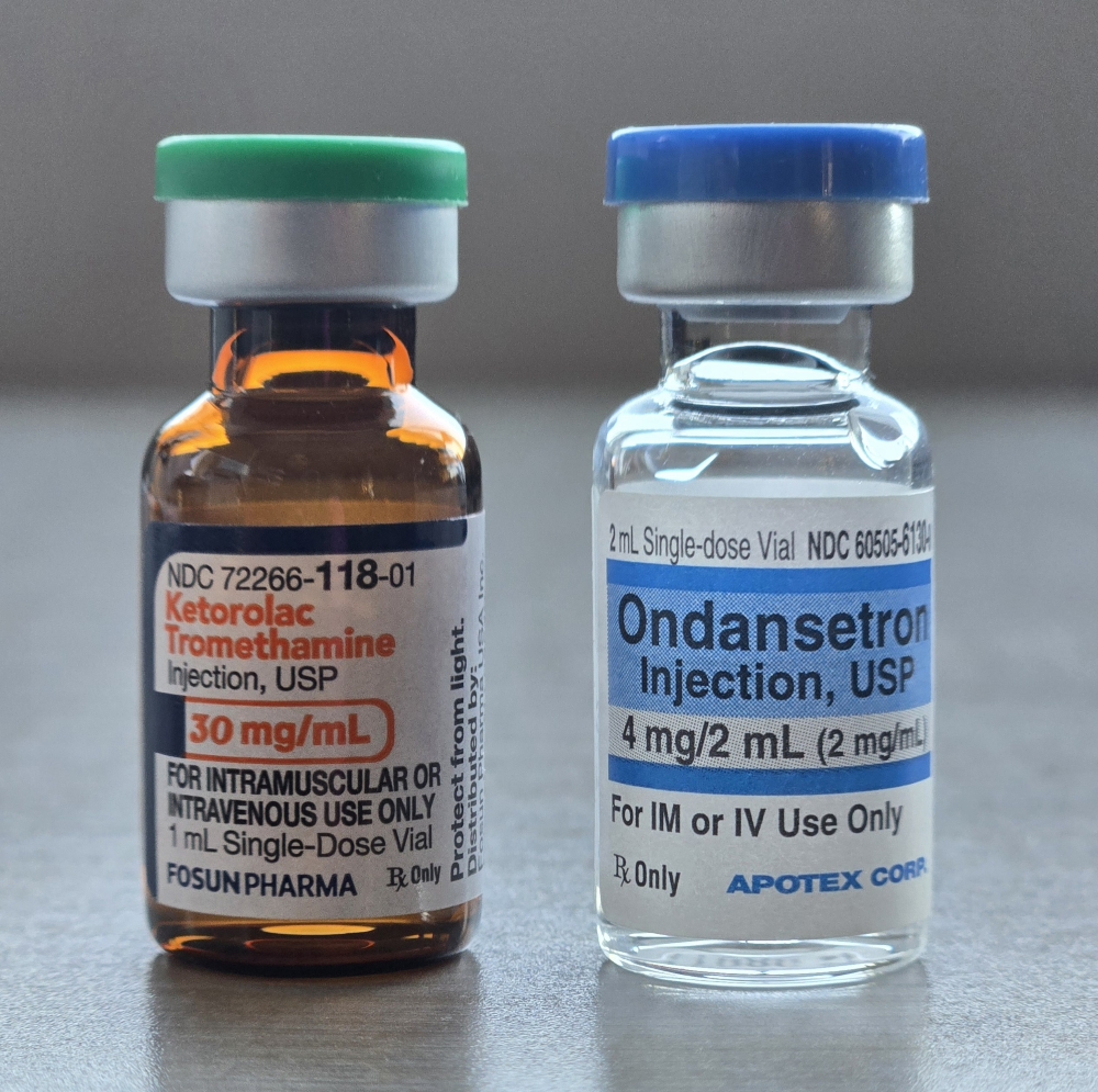 Toradol, Zofran