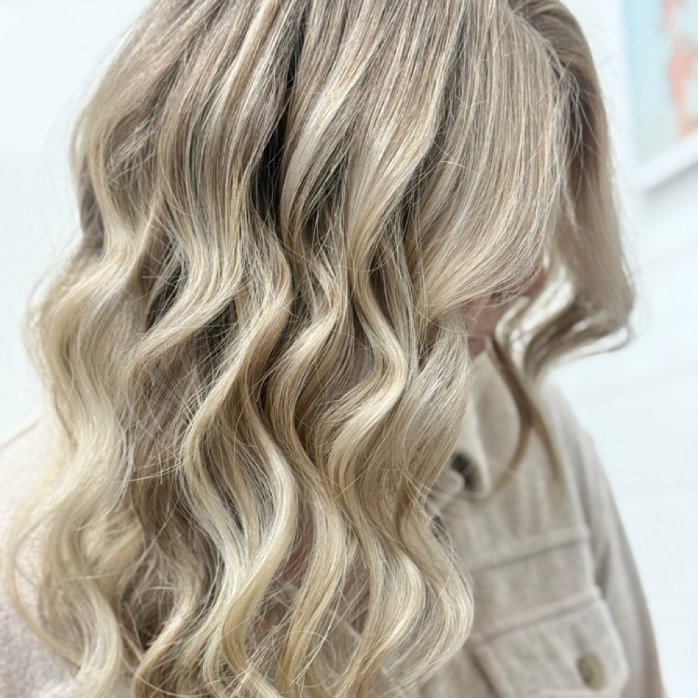 Custom blonding service at Beach Waves Studio in Medford, OR