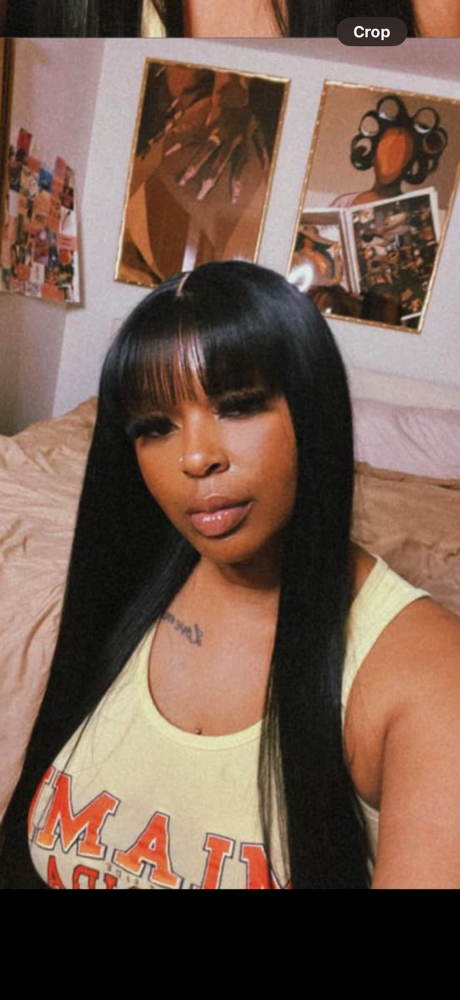 Closure Quick-weave With Bangs