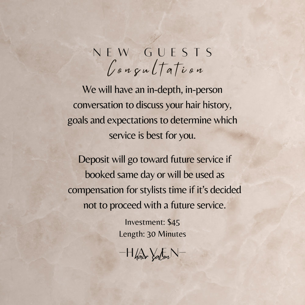 New Guest - Consultation