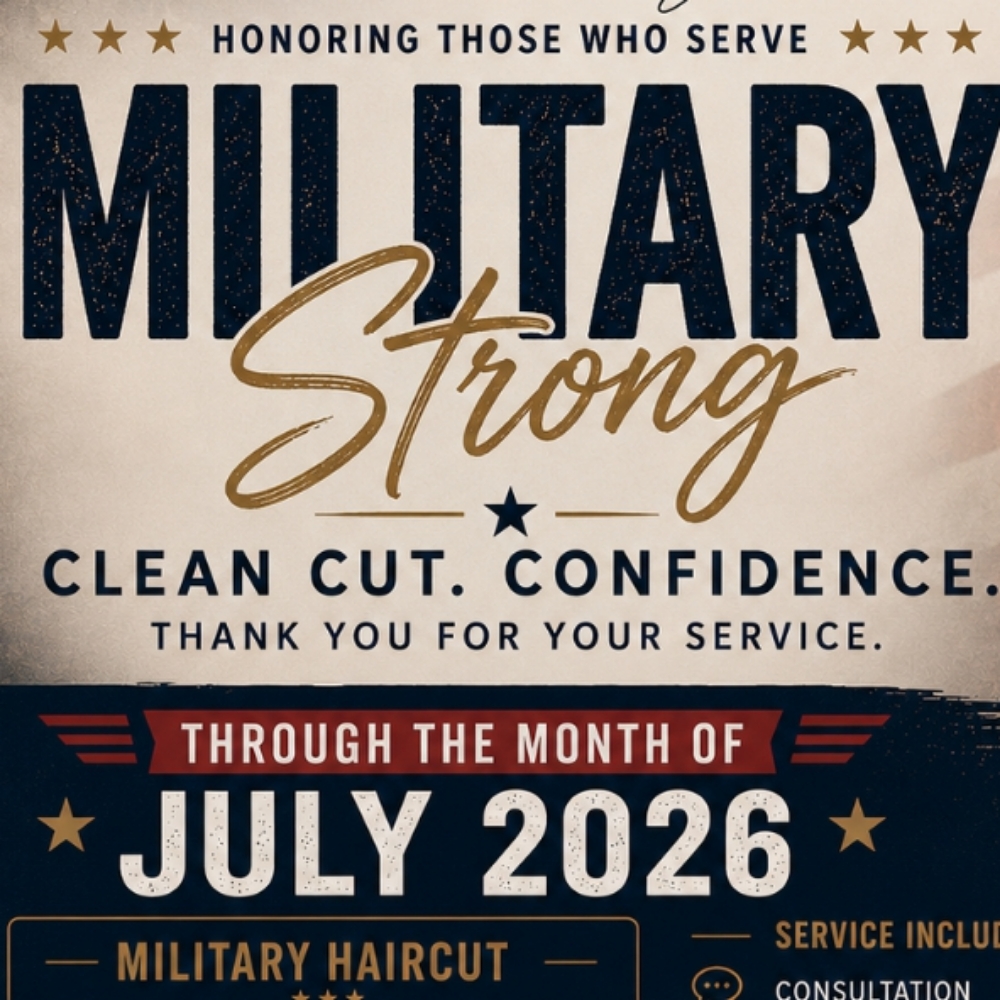 Military Appreciation Haircut at Vera Luna Beauty Collective in Rapid City, SD