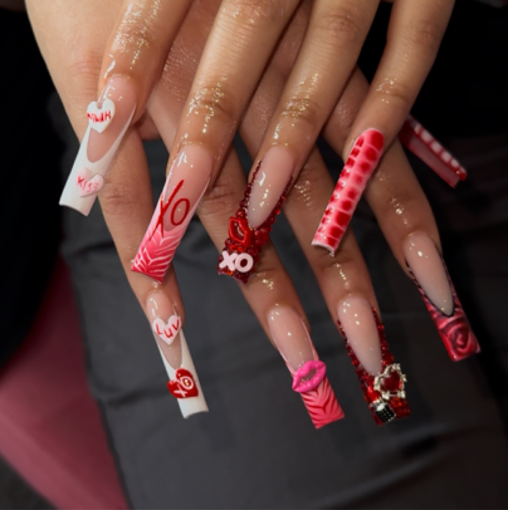 Extra Long Full Set at Nails By Kiayah in Tulsa, OK