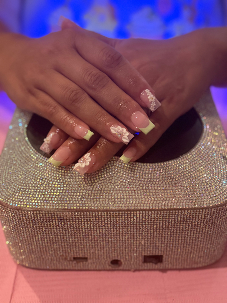 Gel X Nails ( Design & Charms )