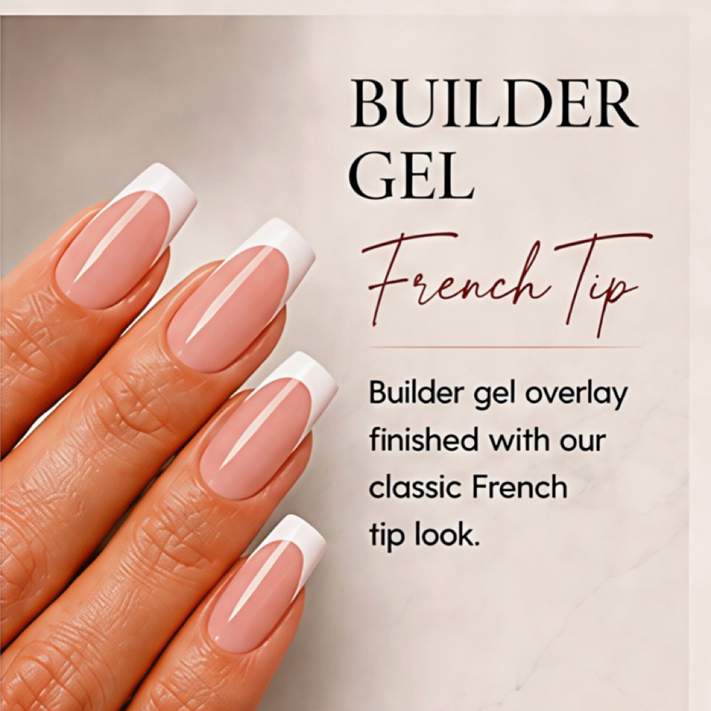 Builder Gel- French at Eden Hair Co. in Arlington, TX