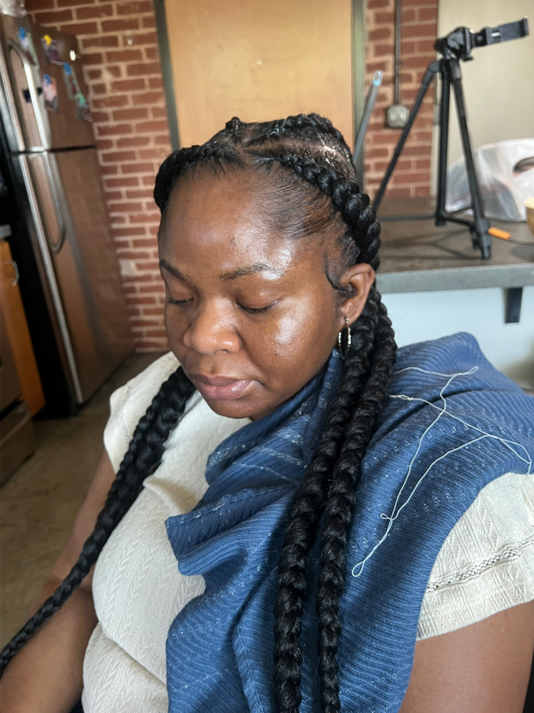 4 Feed-In Braids at BOOKwSNOOK in Roanoke, VA