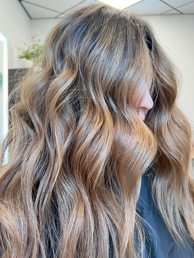 Root Touch Up & Full Highlight