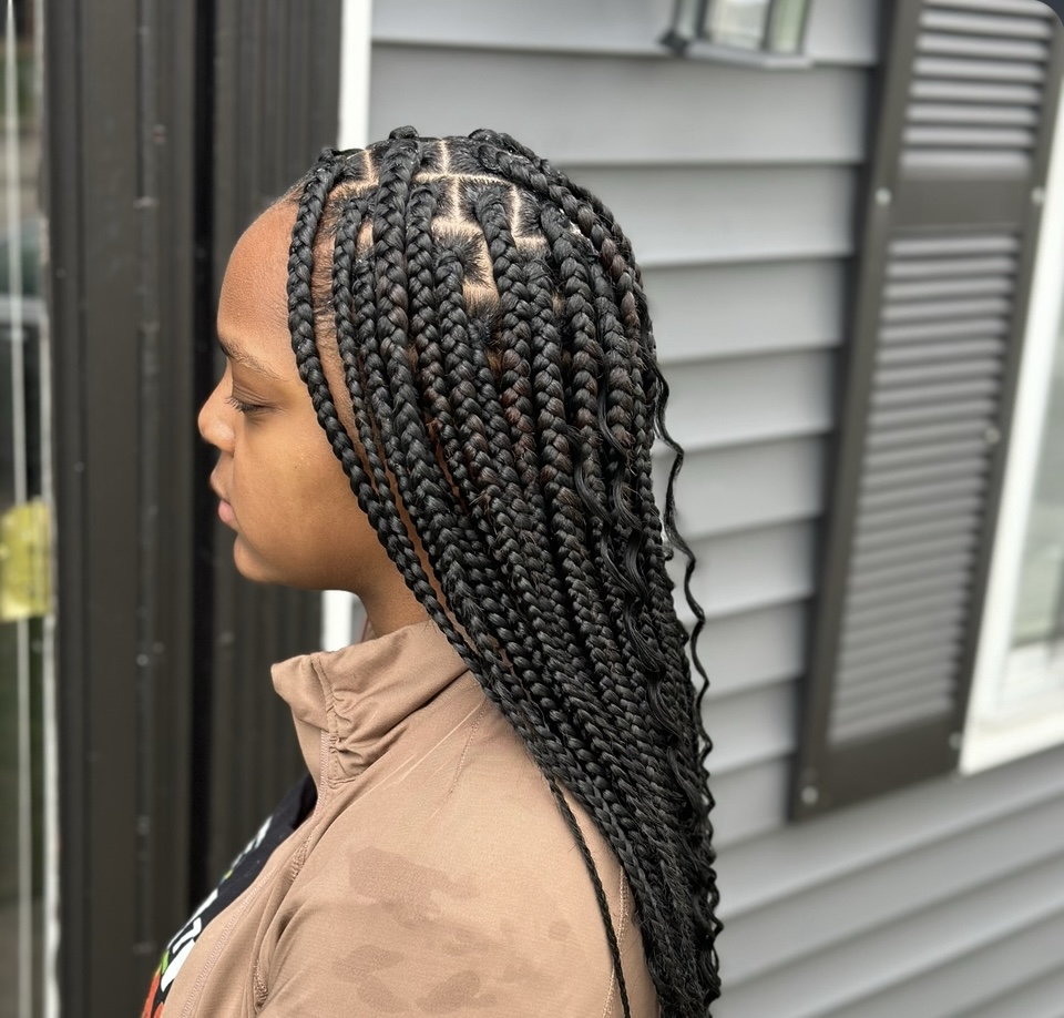 Large Boxbraids at Stylesbyleaisa in Havelock, NC