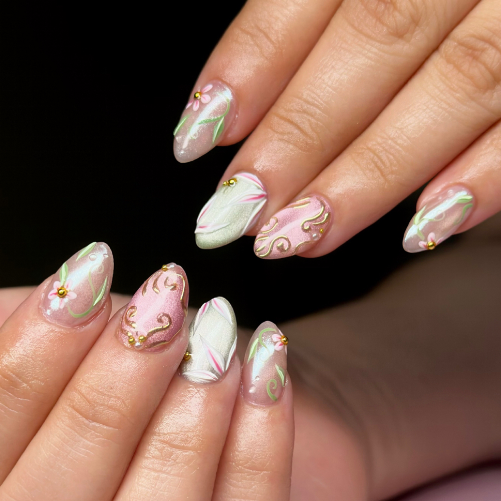 Hard Gel Overlay at Nails By Bean in Medford, OR