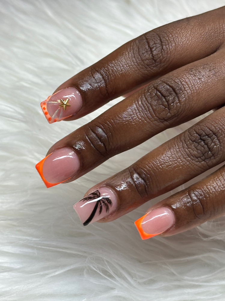 Short Acrylic Fill In
