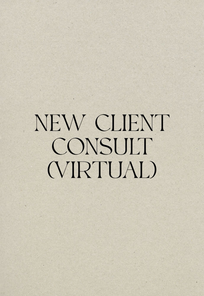New Client Consultation - VIRTUAL