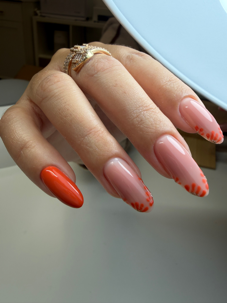 Hard Gel + Bordering Technique