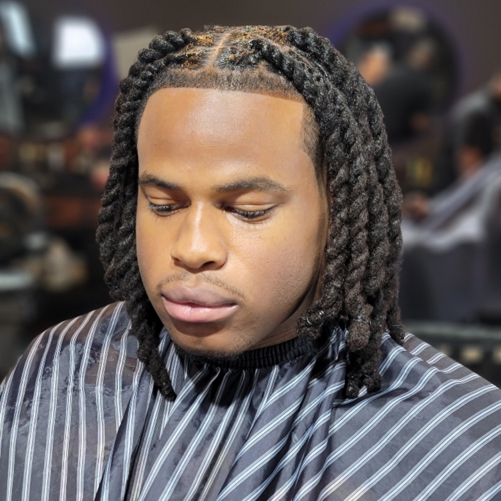 Loc Retwist Including Haircut at Charlie Knova the Barber in Stockbridge, GA