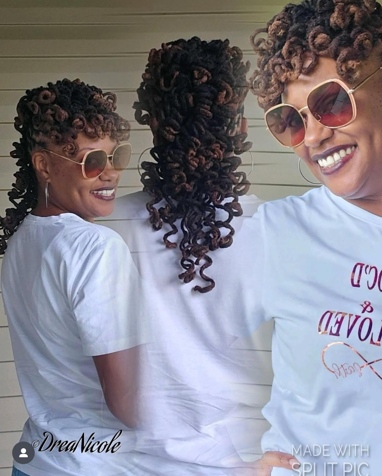 Loc Retwist + Curls + Cold Rods at Crown’D Claws in Clarksville, TN