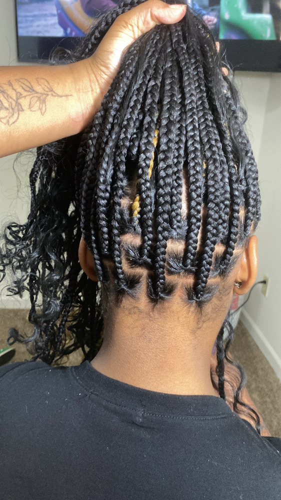 medium knotless (butt length) at loc’d&braided in Dayton, OH