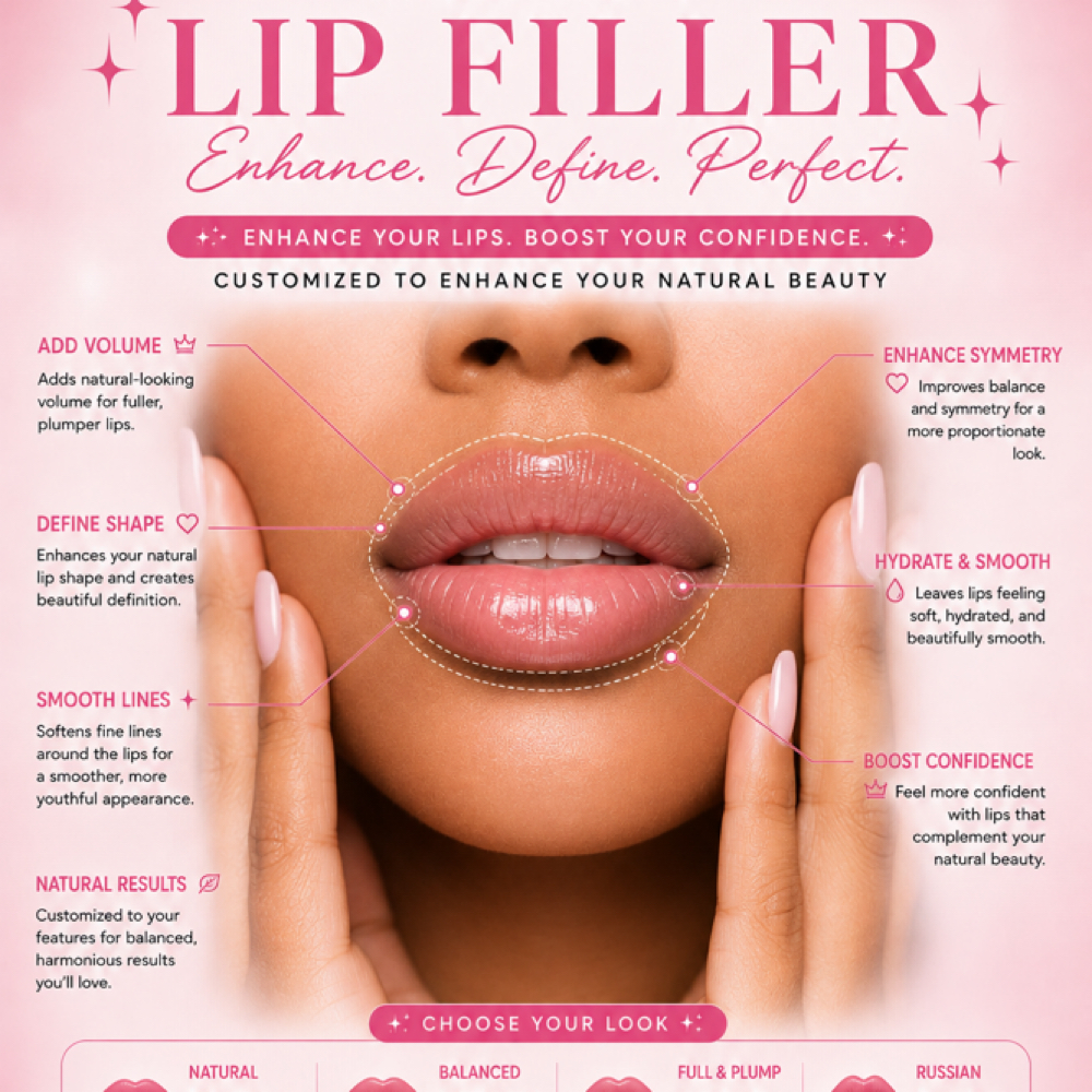 2ML Needless Lip Filler at Nubian Beauty Bar in APOPKA, FL