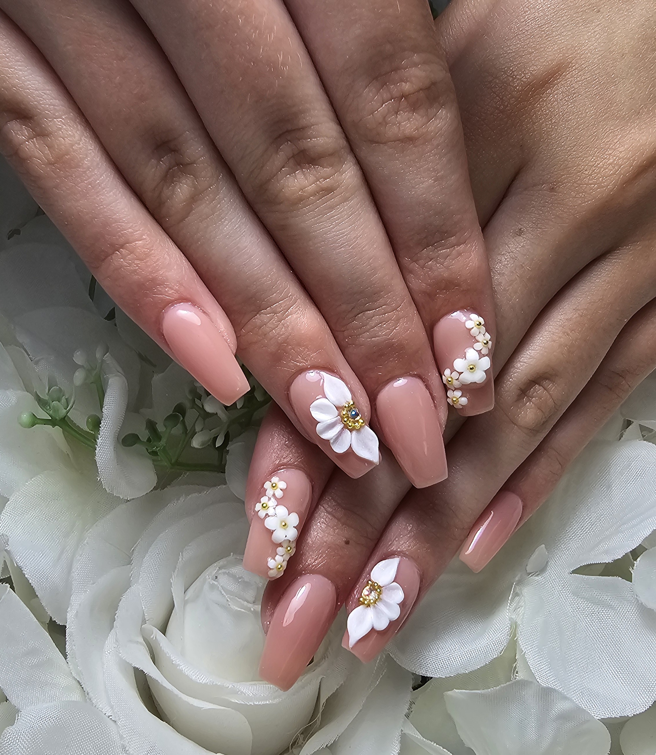 Nail Art With 3D per nail at MYangNails in Mocksville, NC
